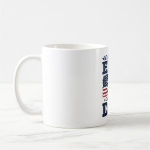 Lieblings-EMT nennt mich Dad Vintage-Patriotismus- Kaffeetasse