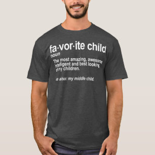 Lieblings-Kinderdefinition Witzige Mama und Vater T-Shirt