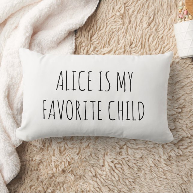 Lieblings Kinderkissengeschenke für Mama oder Vate Lendenkissen (Decke)