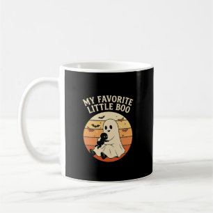 Lieblings kleiner Boo Halloween-Geist Baby Retro-S Kaffeetasse