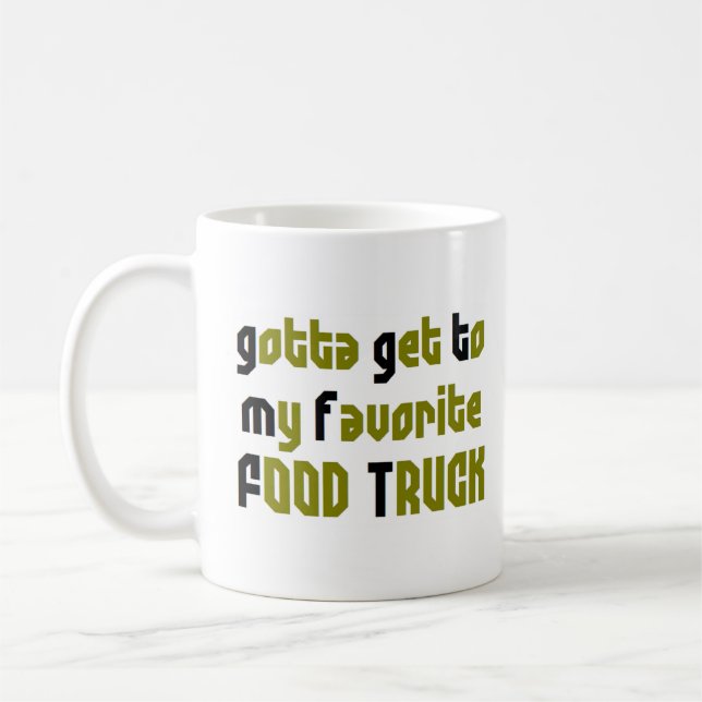 Lieblings-Lebensmittel Kaffeetasse (Links)