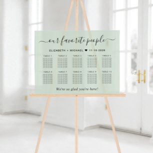 Lieblings-Leute 10 Tischplatten Hochzeit Acrylschild
