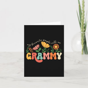 Lieblings-Leute nennen mich Grammy Mütter Tag Karte