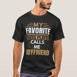 Lieblings-Schach-Spieler ruft mich Freund Spaß Spo T-Shirt