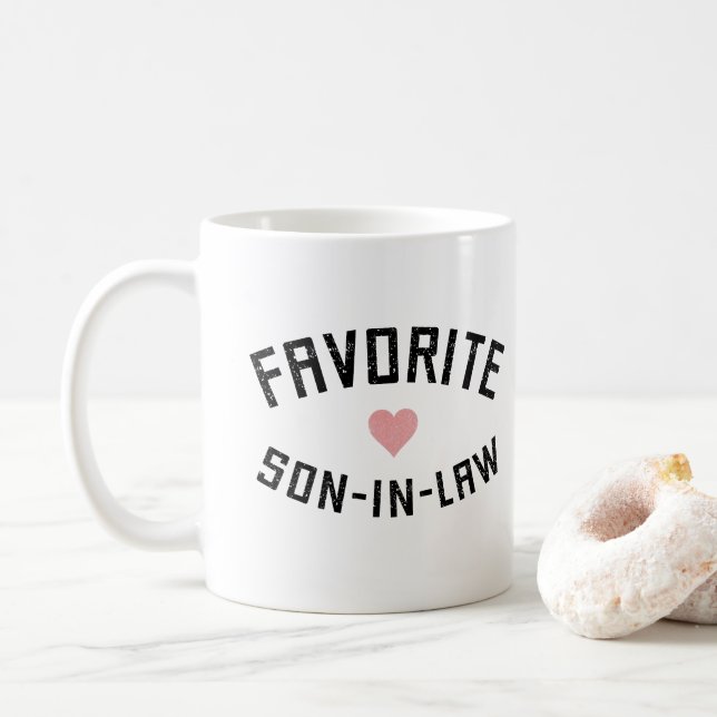 Lieblings-Son-in-Law Familie Wiedersehen Funny Ges Kaffeetasse (Mit Donut)