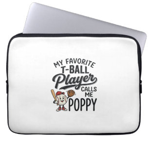 Lieblings-T-Ball-Spieler nennt mich Opa-Shirt-Desi Laptopschutzhülle