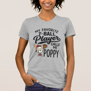 Lieblings-T-Ball-Spieler nennt mich Opa-Shirt-Desi T-Shirt