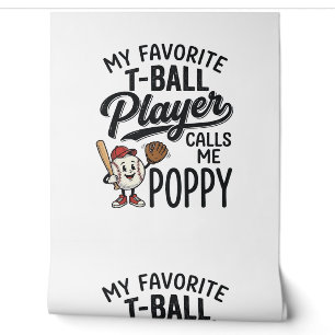 Lieblings-T-Ball-Spieler nennt mich Opa-Shirt-Desi Tapete