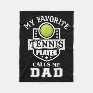 Lieblings-Tennisspieler nennt mich Papa passend zu Fleecedecke