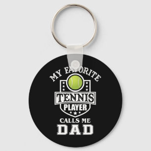 Lieblings-Tennisspieler nennt mich Papa passend zu Schlüsselanhänger