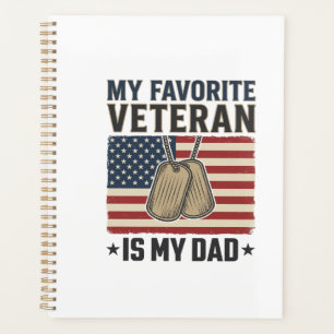 Lieblings-Veteran-Vater-Patriotische-Hundeanhänger Planer