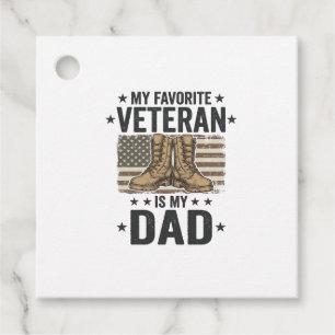 Lieblings-Veteran-Vater-Patriotische-Kampfstiefel- Geschenkanhänger