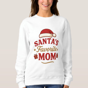 Lieblings-Weihnachtsmann-Mama – Lustiges Weihnacht Sweatshirt