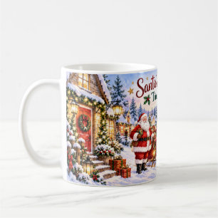 Lieblings-Weihnachtszeit-Tasse von Santa Kaffeetasse