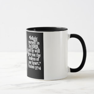LIEBLINGSbibel-SCHRIFTS-PSALM-37:4 Tasse