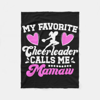 Lieblingscheerleaderin nennt mich Mamaw Cheer Mama Fleecedecke