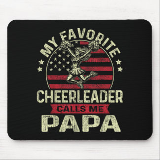 Lieblingscheerleaderin nennt Papa Cheer Papa Väter Mousepad