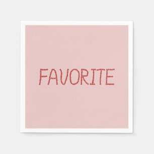 Lieblingscocktail-Papierservietten Serviette