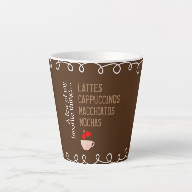 Lieblingscoffee-Tasse Milchtasse (Vorderseite)