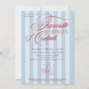 Lieblingsdinge & Cocktails Weihnachtsgeschenkausta Einladung
