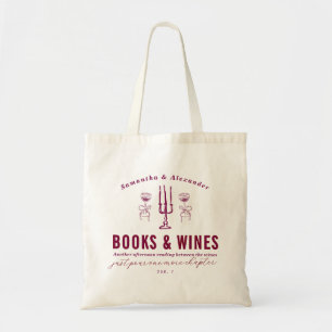 Lieblingsdinge Weihnachtsbuch- und Weinclub-Party Tragetasche
