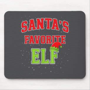 Lieblingself von Santa Weihnachten Familie passend Mousepad