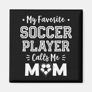Lieblingsfußballspieler nennt Mama süße Fußball-Ma Magnet