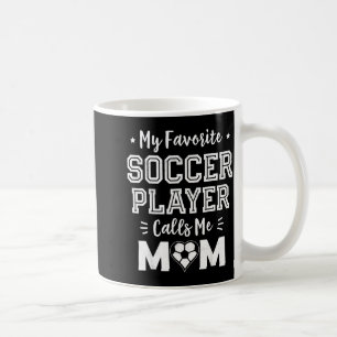 Lieblingsfußballspieler nennt Mama süße Fußballmut Kaffeetasse
