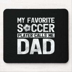Lieblingsfußballspieler nennt mich Papa am Vaterta Mousepad