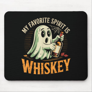 Lieblingsgeist ist lustiges Gespenst Halloween-Kos Mousepad