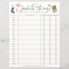 Lieblingsgelegenheiten Geschenk Exchange Tracker #