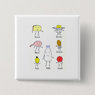 Lieblingsgerichte Vintage Küchenkunst Button