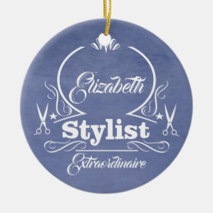 Lieblingshaar-Stylist Keramik Ornament