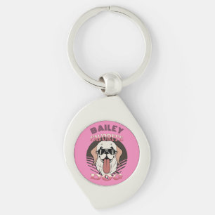 Lieblingshund, lustige niedliche Hundemutter/Papa Schlüsselanhänger