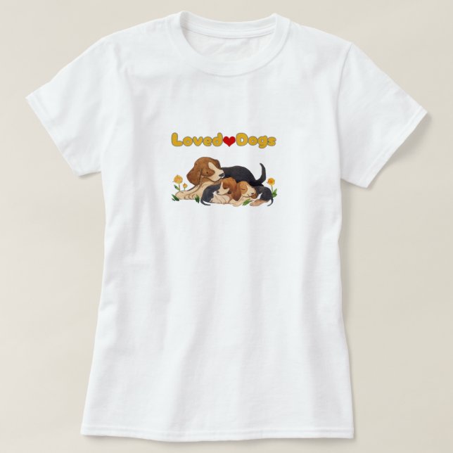 Lieblingshunde T-Shirt (Design vorne)