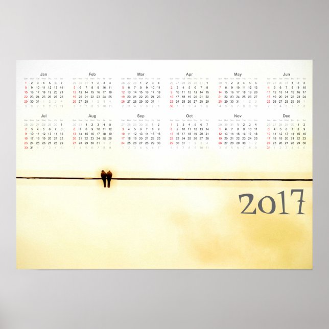 Lieblingskalender 2017 poster (Vorne)