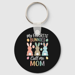 Lieblingskaninchen nennen Mama süßer Osterhase Ost Schlüsselanhänger