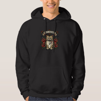 Lieblingskatze der Mutter Dolch Rose Traditionelle Hoodie