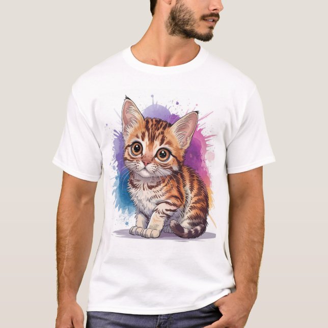 Lieblingskatze T-Shirt (Vorderseite)