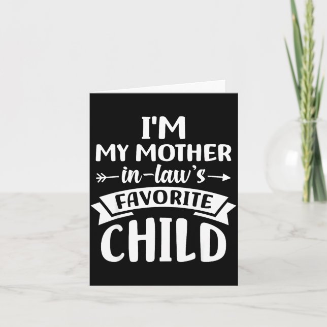 Lieblingskind meiner Mutter  Karte (Vorderseite)