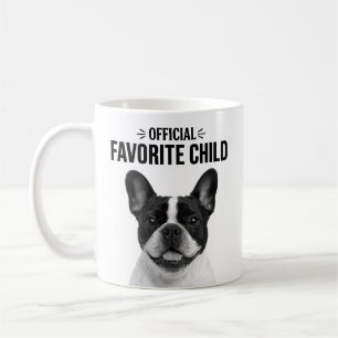 Lieblingskind Minimalistische Tierporträt B & W Kaffeetasse