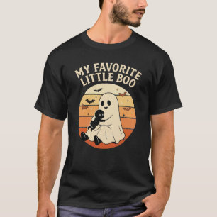 Lieblingskleiner Boo Halloween Geist Baby Retro So T-Shirt