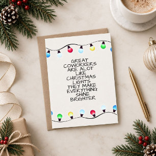 Lieblingskollegen lustige Weihnachtskarte Karte