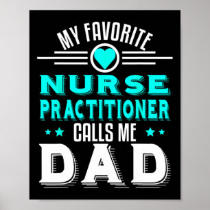 Lieblingskrankenpflegerin nennt mich Papa Vatertag Poster