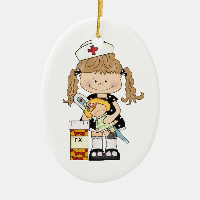 Lieblingskrankenschwester Keramik Ornament (Vorne)