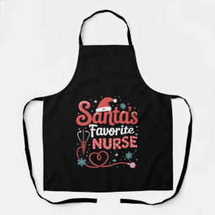 Lieblingskrankenschwester von Santa Weihnachten  Schürze