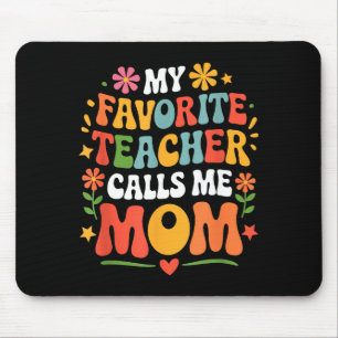Lieblingslehrer nennt Mama lustigen groovy Muttis Mousepad