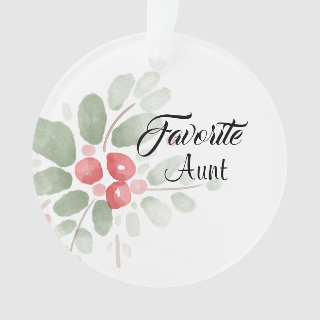 Lieblingslieder im Trendy Holiday Ornament (Vorderseite)
