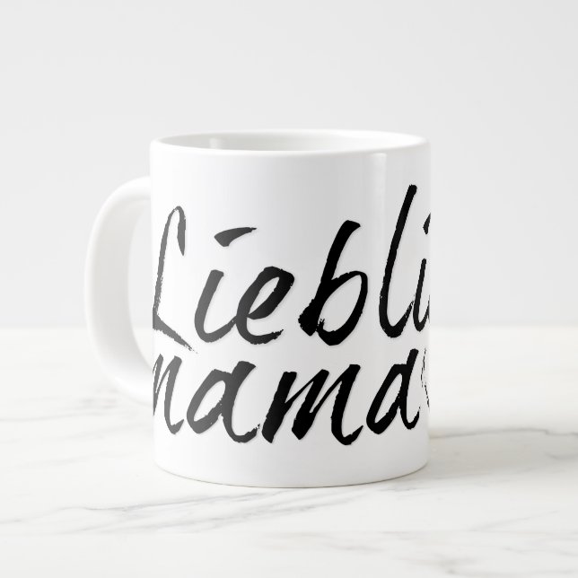 Lieblingsmama Jumbo-Tasse (Vorderseite Links)