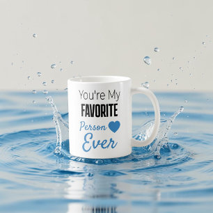 Lieblingsmensch überhaupt personalisiert kaffeetasse